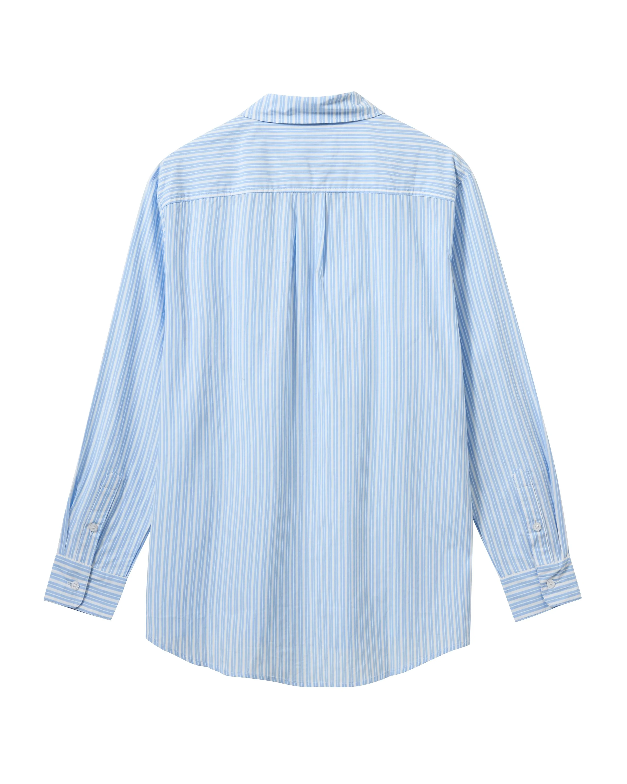 Rønne Essential Pajamas Shirt L:S-101018-1 - 7092 Light Blue-White - Extra 2.jpg