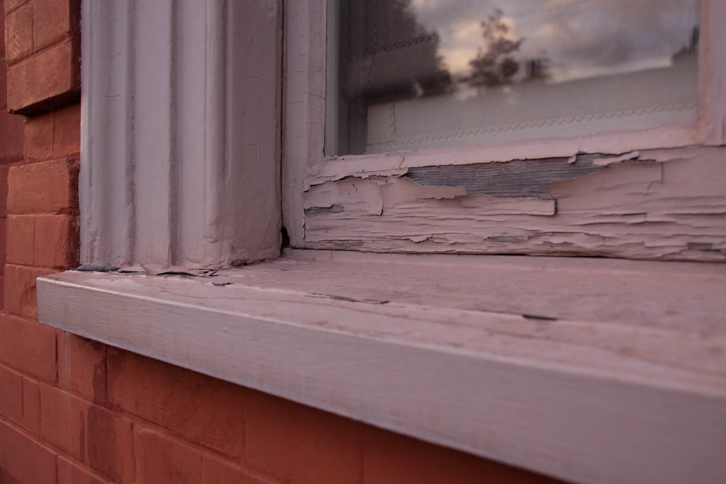 Typical damage to decorative finishes