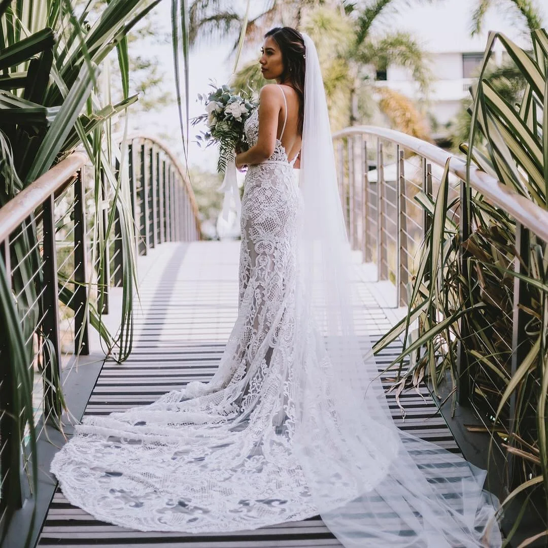 Copy of beautiful bride, Rosaline ready to depart Mindel Beach casino for the ceremony