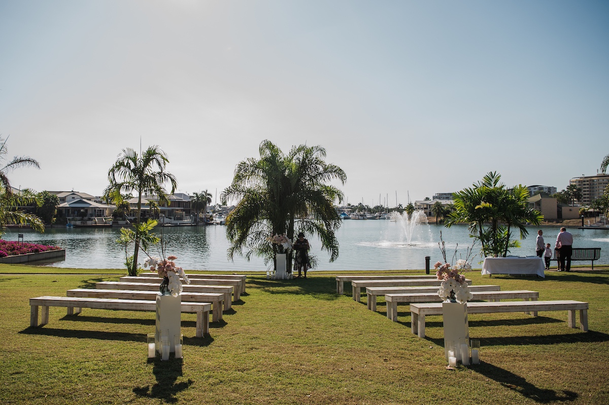 Kahlin Beach, Cullen Bay, Darwin wedding ceremony location