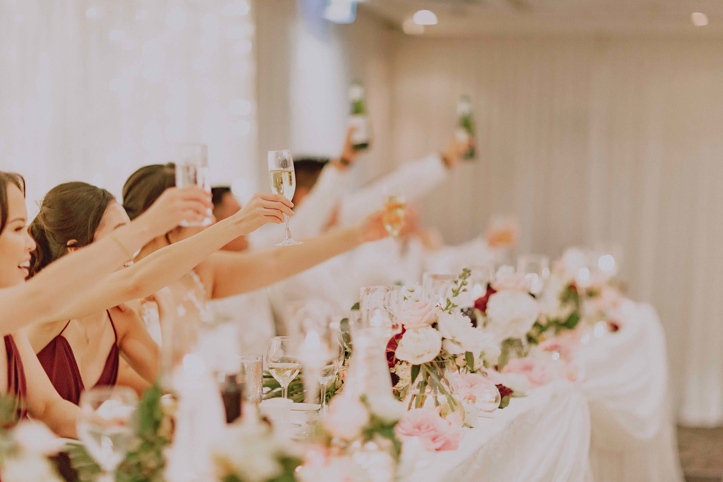 Copy of Cheers! Bridal party at Darwin wedding.