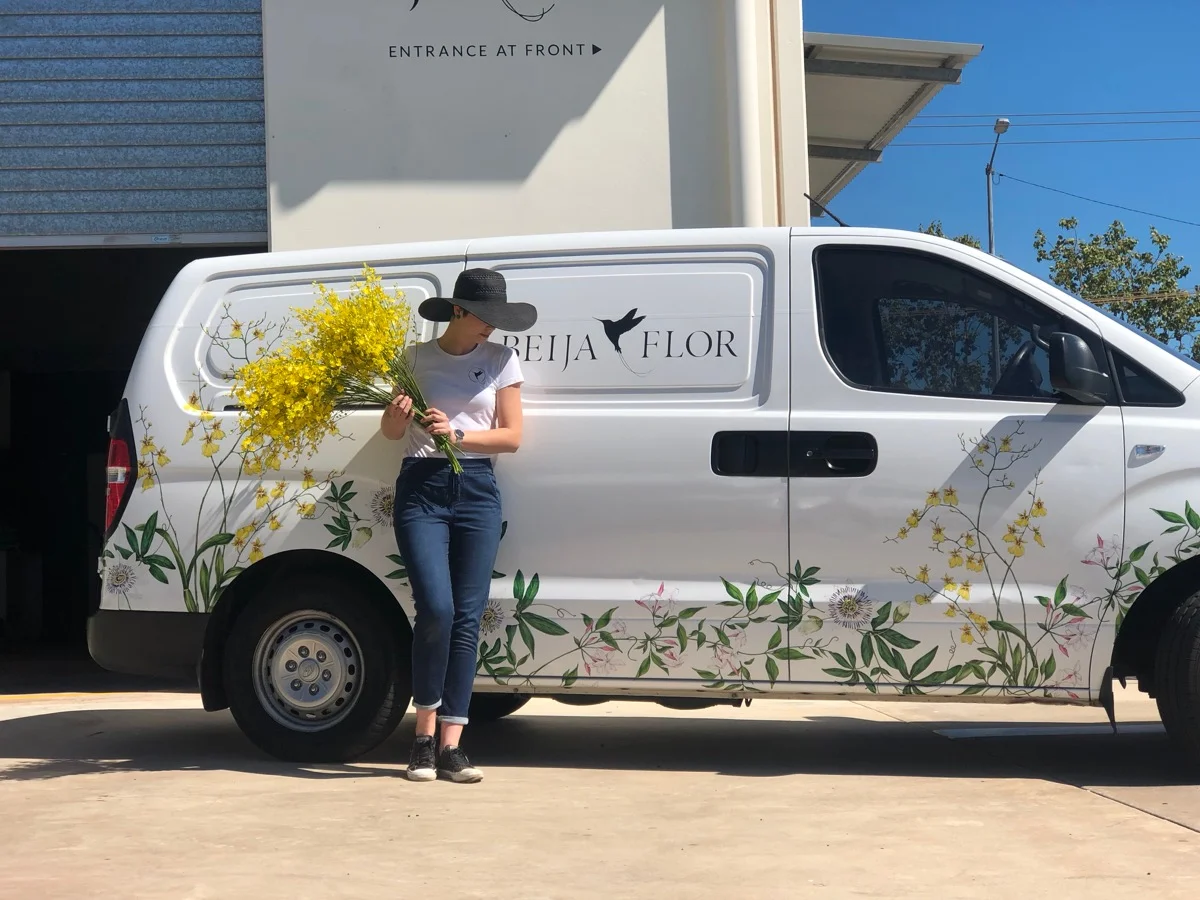 flower delivery vans