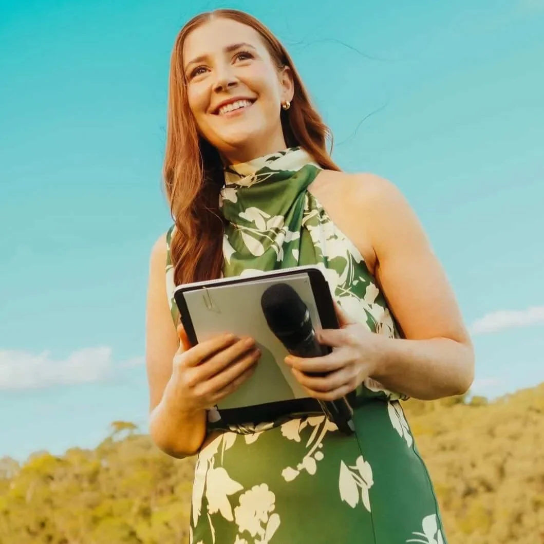 Rachael Gimson Marriage Celebrant at The Farm Yarra Valley Wedding