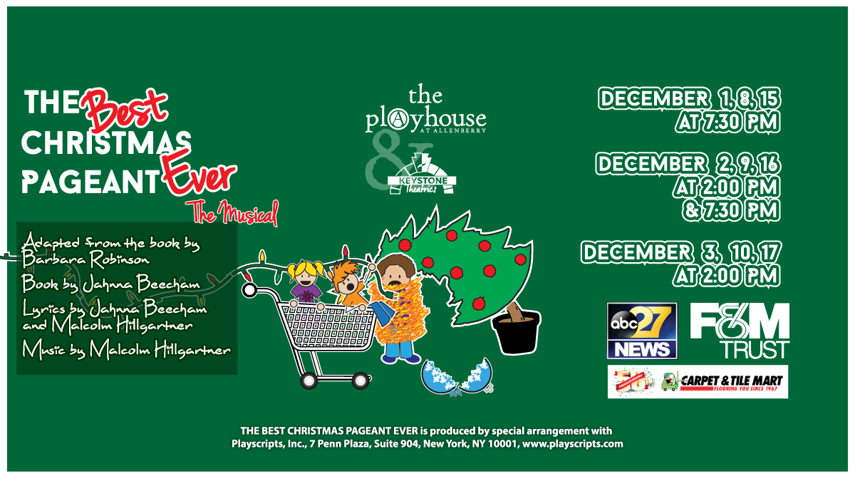 The Best Christmas Pageant Ever - The Musical | Boiling Springs | December 1-16