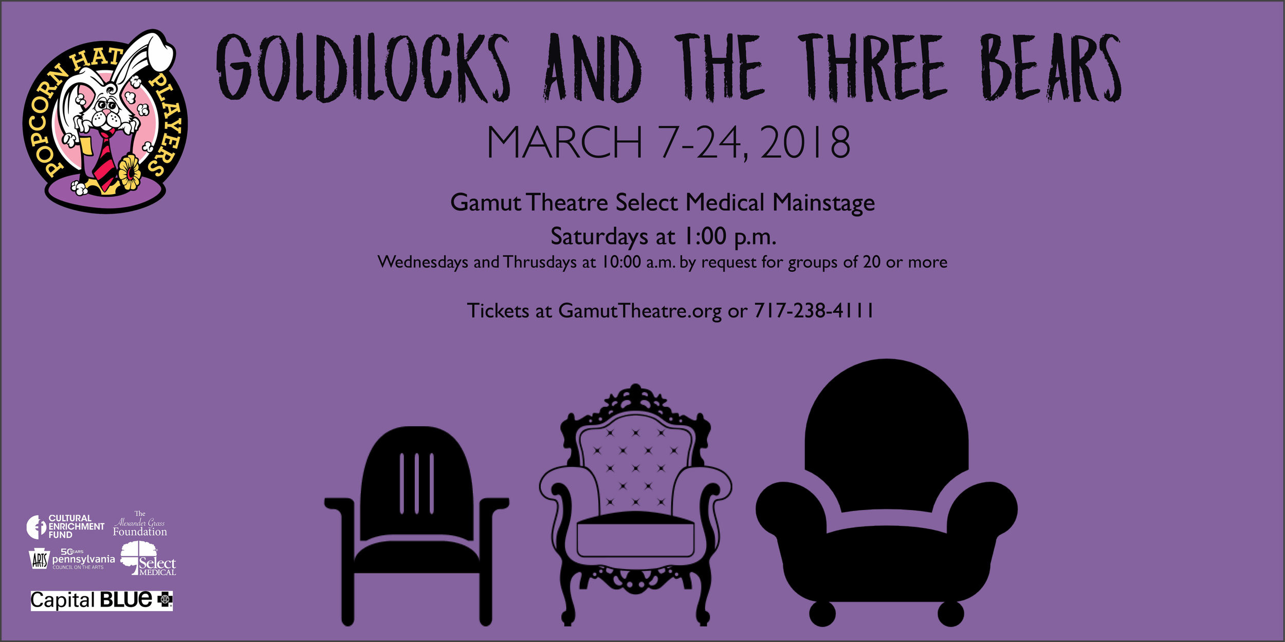 Goldilocks and the Three Bears | Harrisburg | March 10-24