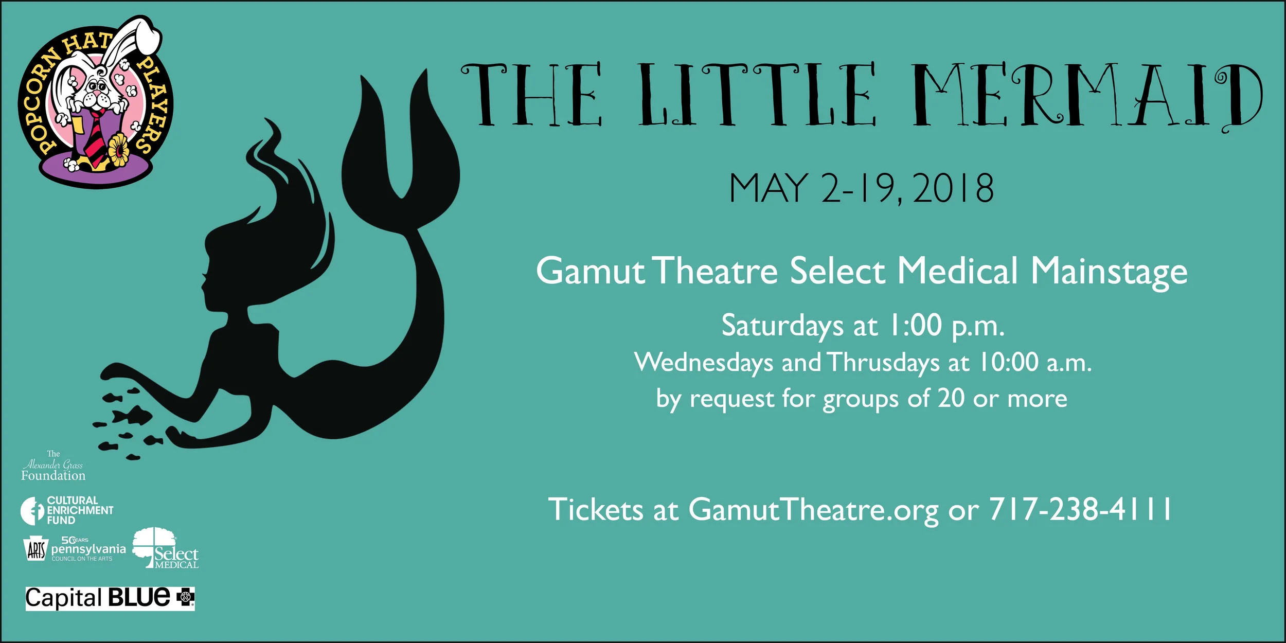 The Little Mermaid | Harrisburg | May 5-19