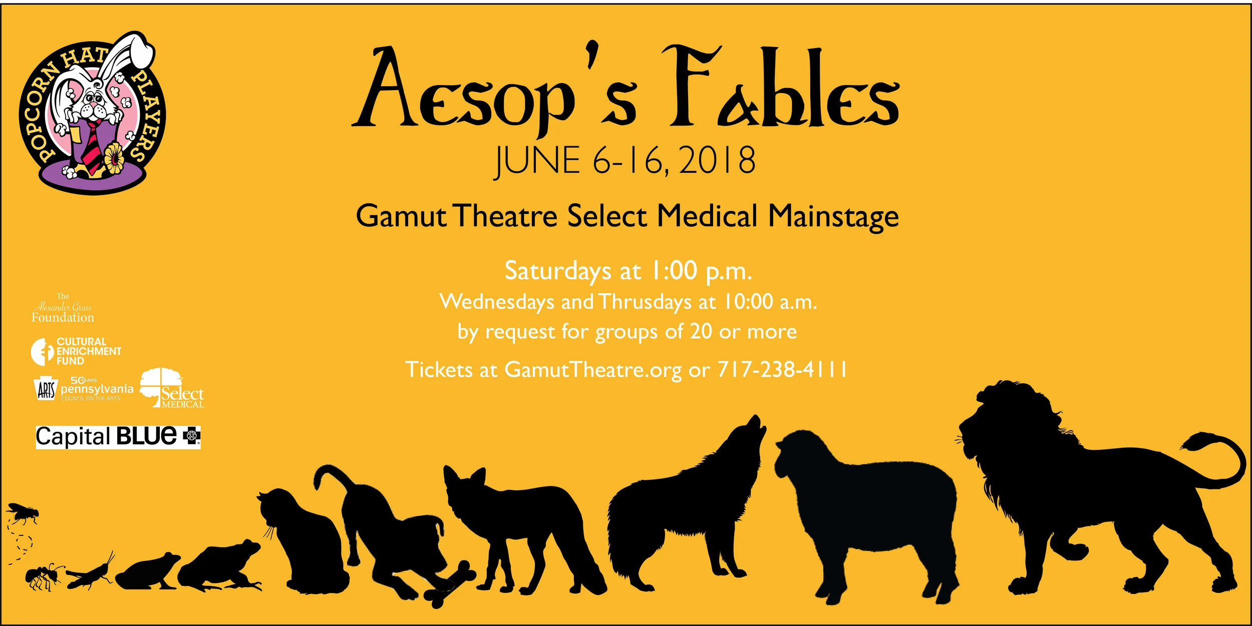 Aesop's Fables | Harrisburg | June 9-23