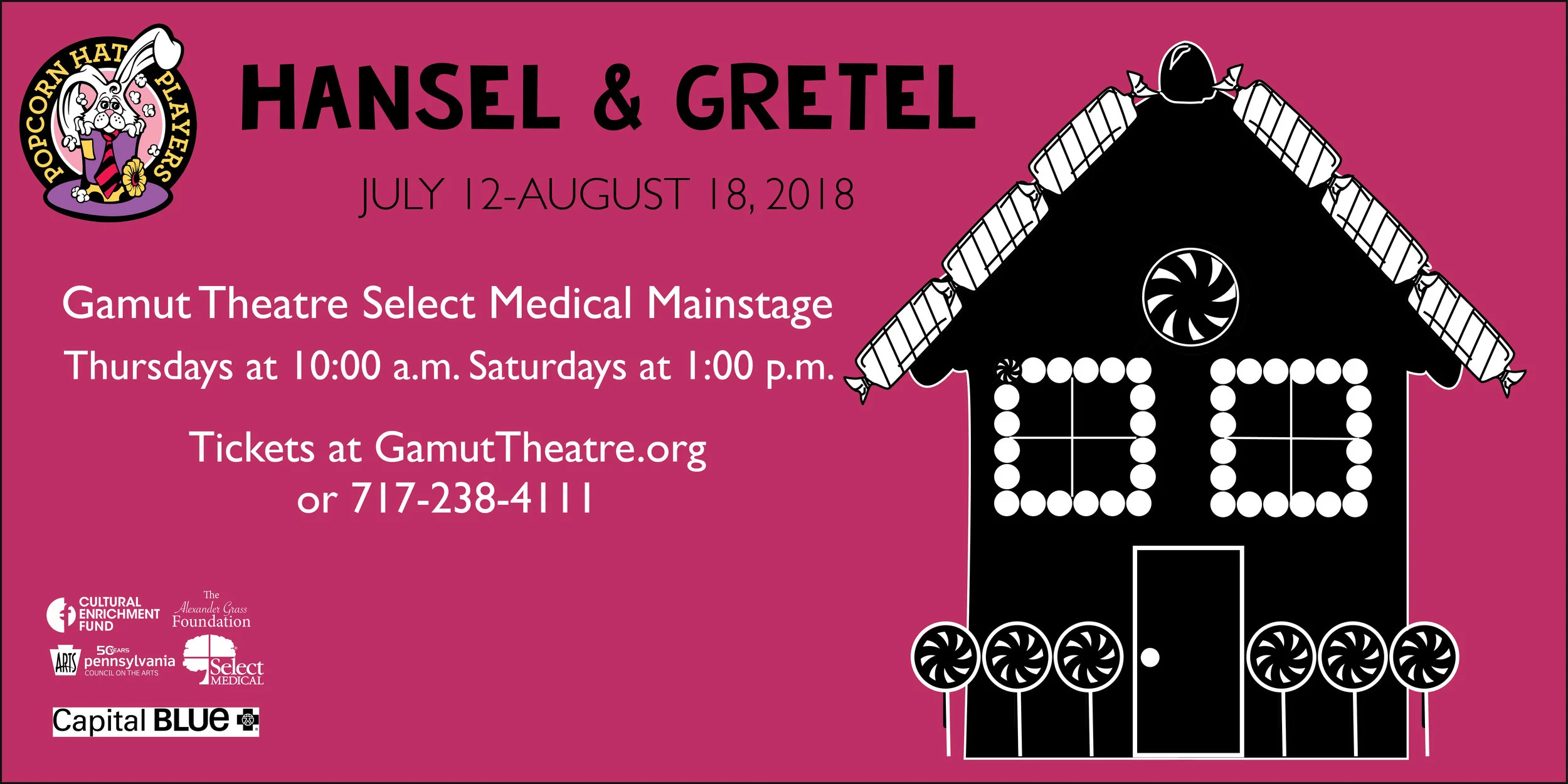 Hansel & Gretel | Harrisburg | July 12 - August 18