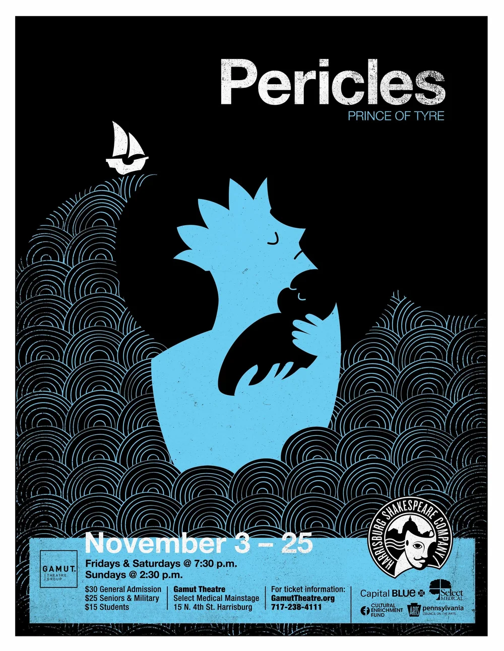 Pericles, Prince of Tyre| Harrisburg | November 3-25 — PA On Stage