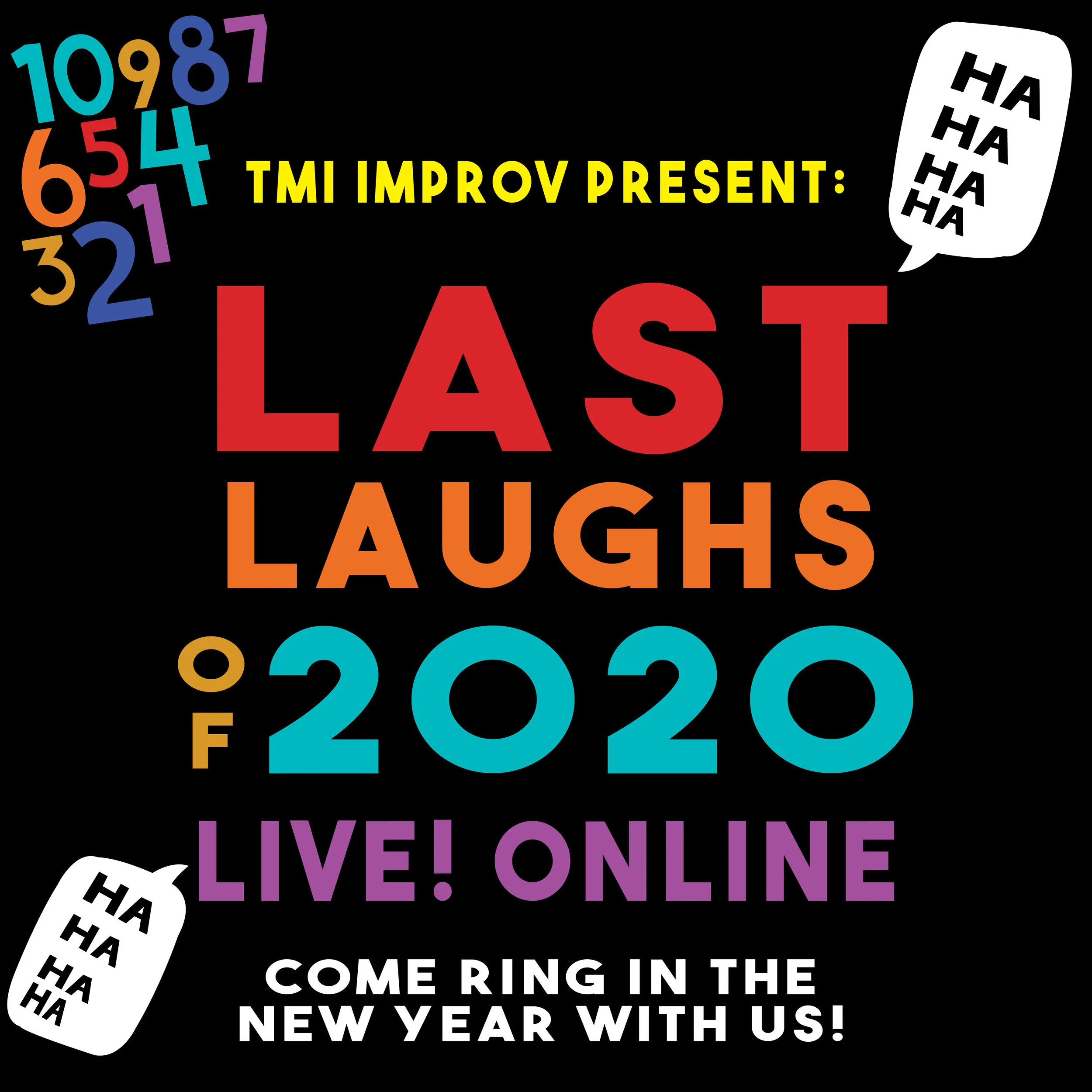 Last Laughs of 2020: A Gamut New Year’s Eve | Harrisburg | December 31