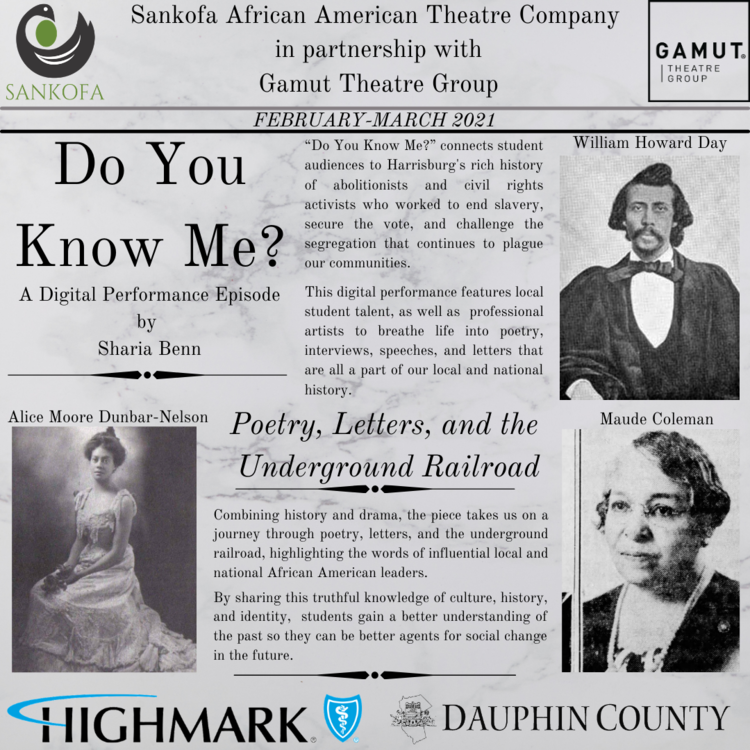 "Do You Know Me?" | Harrisburg | March 14 &amp; 29, 2021
