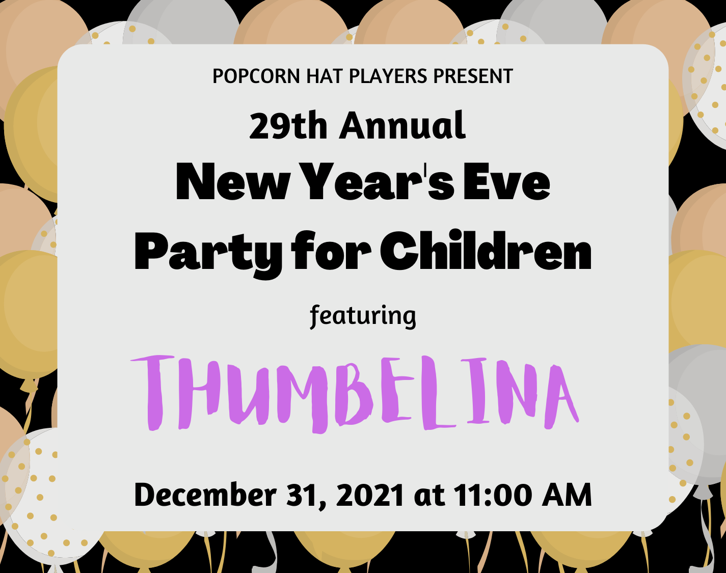 29th Annual New Year's Eve Party For Children! | Harrisburg | December 31, 2021