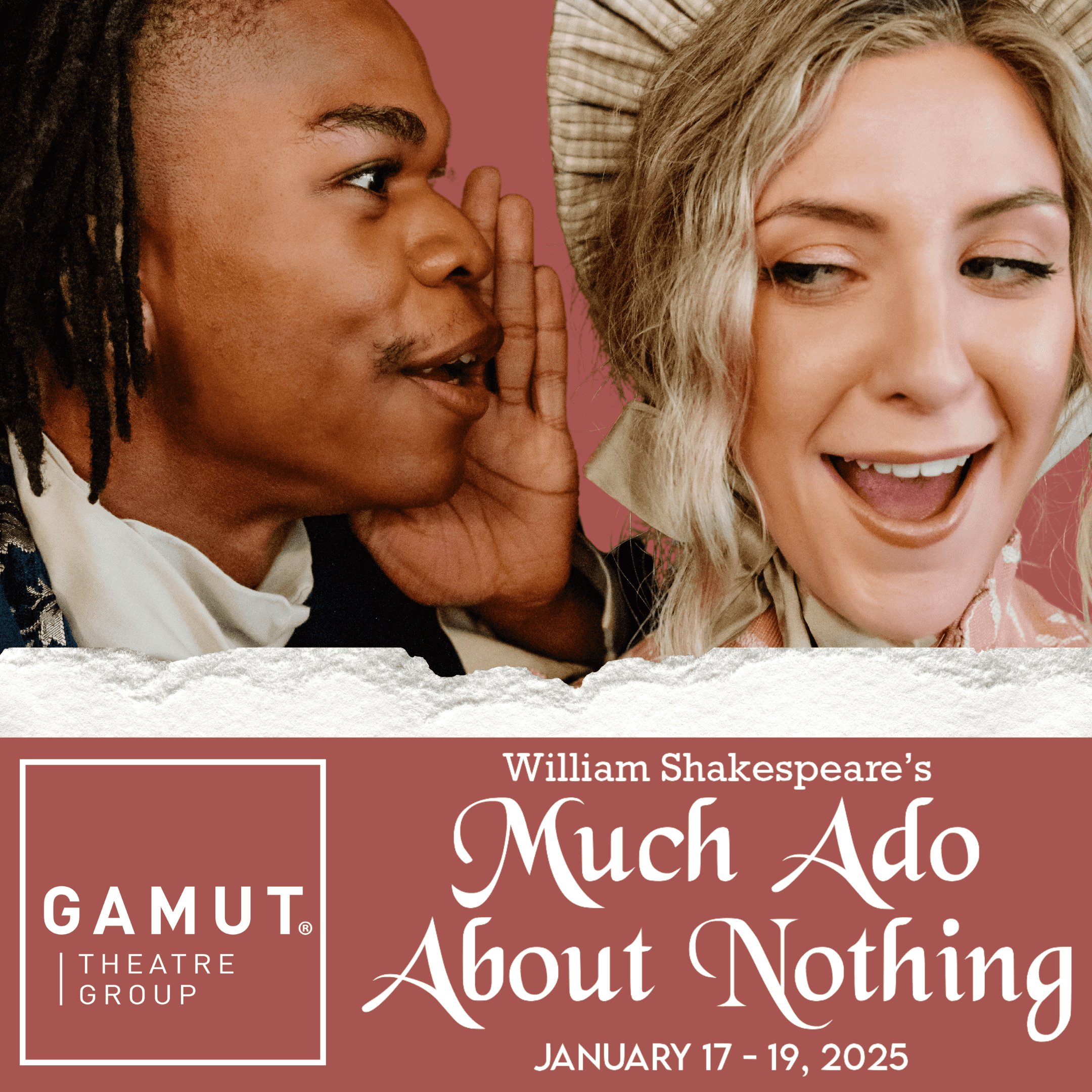 Much Ado About Nothing (Educational Outreach Public Performance| Harrisburg | January 17-19, 2025