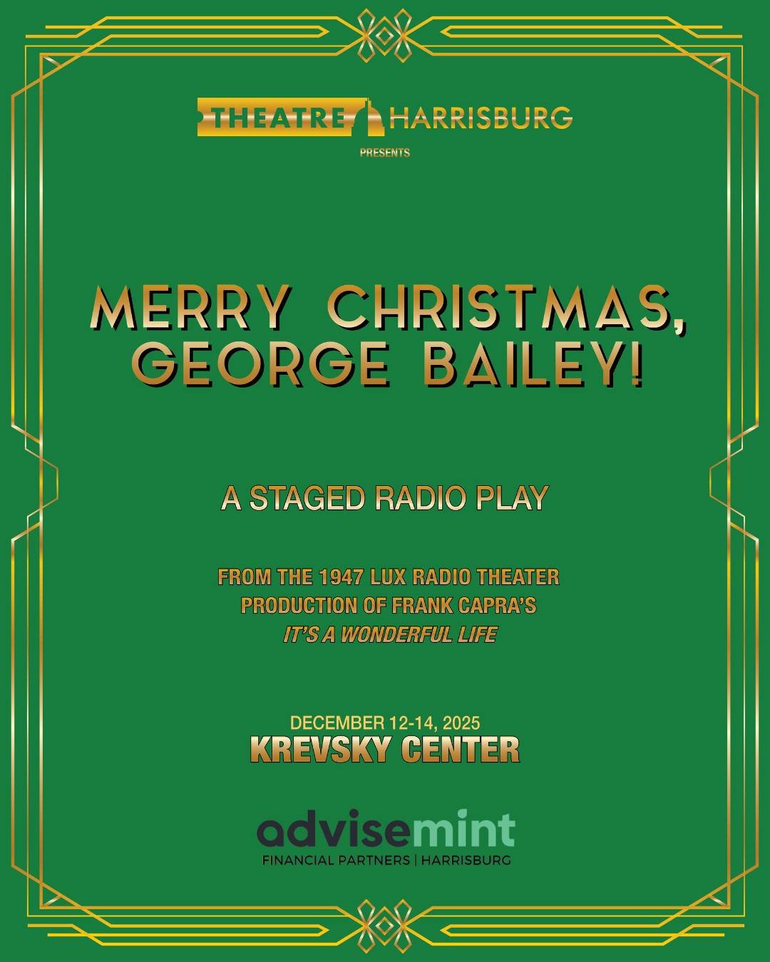 Merry Christmas, George Bailey! - A Staged Radio Play | Harrisburg | December 12-14, 2025