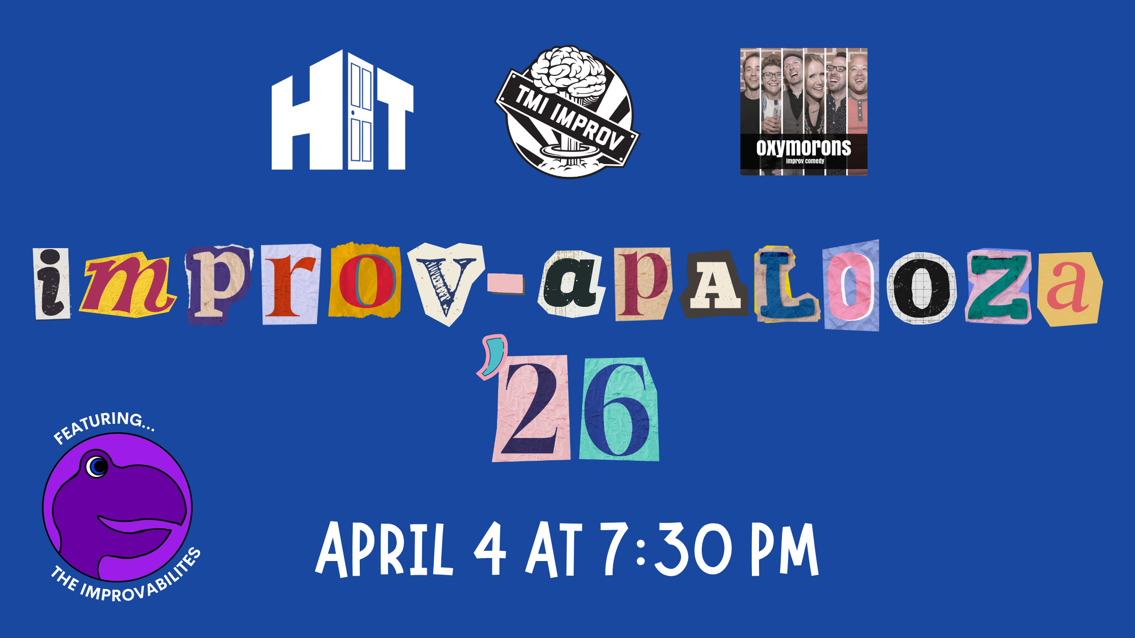 Improvapalooza 2026 | Harrisburg | April 4, 2026