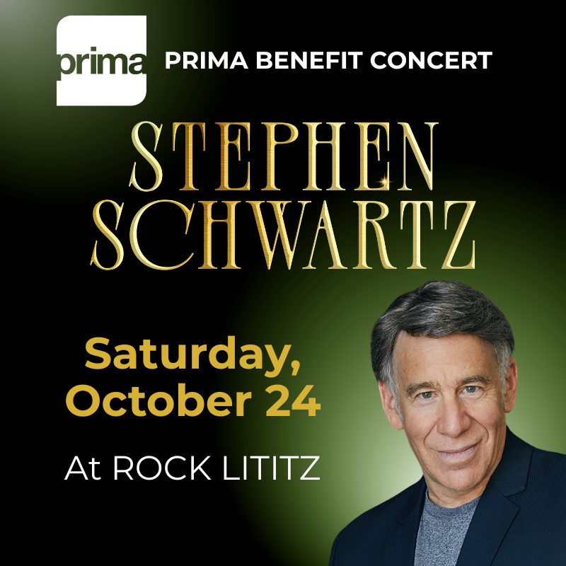 Stephen Schwartz: A Benefit Concert for Prima | Lancaster | October 24, 2026