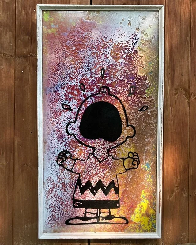 Boyz II Men
Acrylic and resin on glass with distressed frame
51 x 96cm
&pound;250