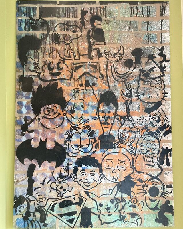 &lsquo;Culture clash (2020)&rsquo;
Acrylic on poly board
90 x 120

#comissionsopen 
#batman
#beavisandbutthead 
#scoobydoo 
#dennisthemenace
#hellokitty
#rickandmorty
#sneetch
#superman
#mylittlepony
#garfield
#donaldduck
#angrybirds
#starwars
#trans