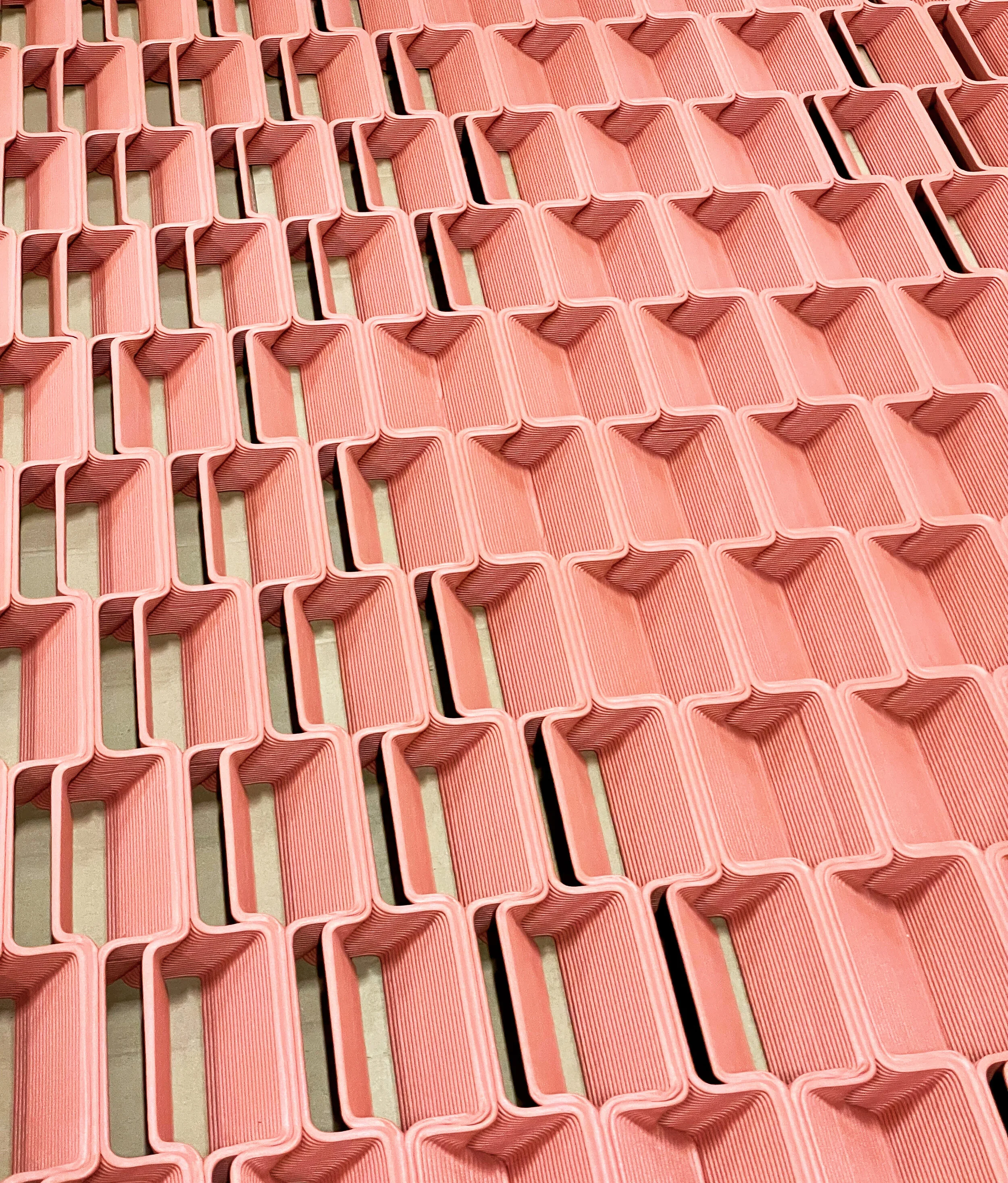 Shifting Patterns: Plant-based 3d printed Screen