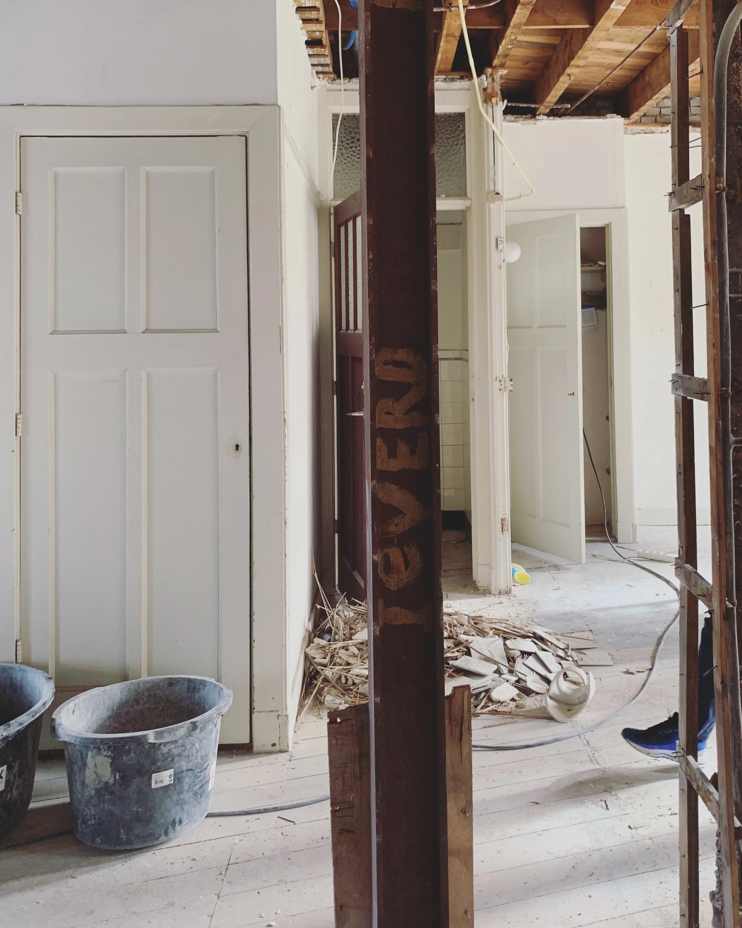  image taken during demolition works © Studio Michiel Wijnen x Marc de Groot Design.  