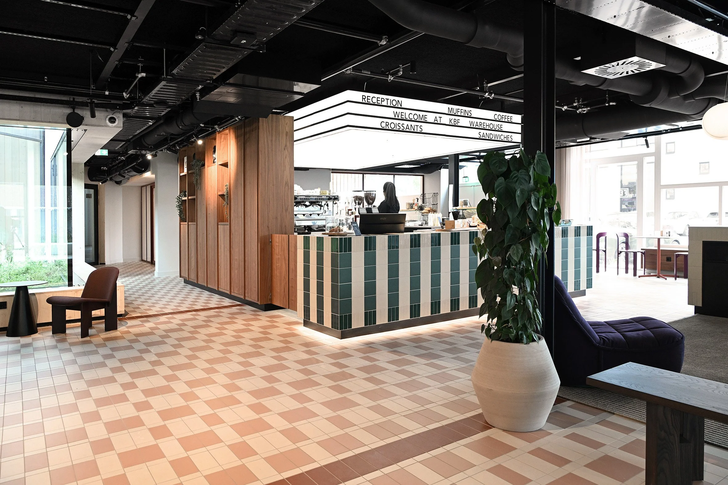 Lobby furniture detail with Sancal, Serax and &Tradition.