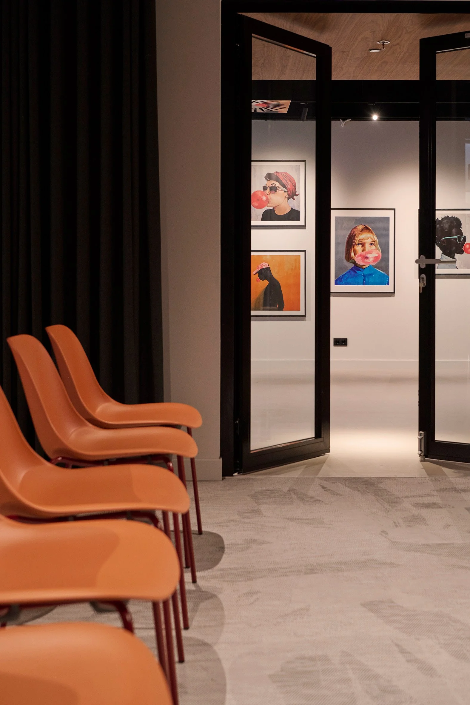 Contemporary meeting space at KBF Warehouse Amsterdam.