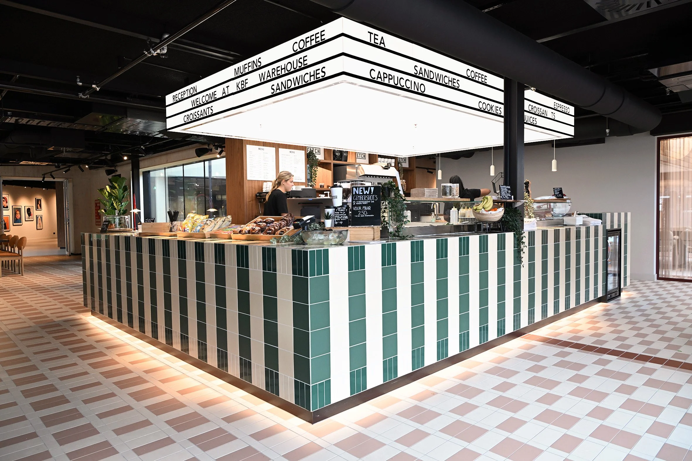 Bespoke hospitality deli at KBF Warehouse by Studio Michiel Wijnen