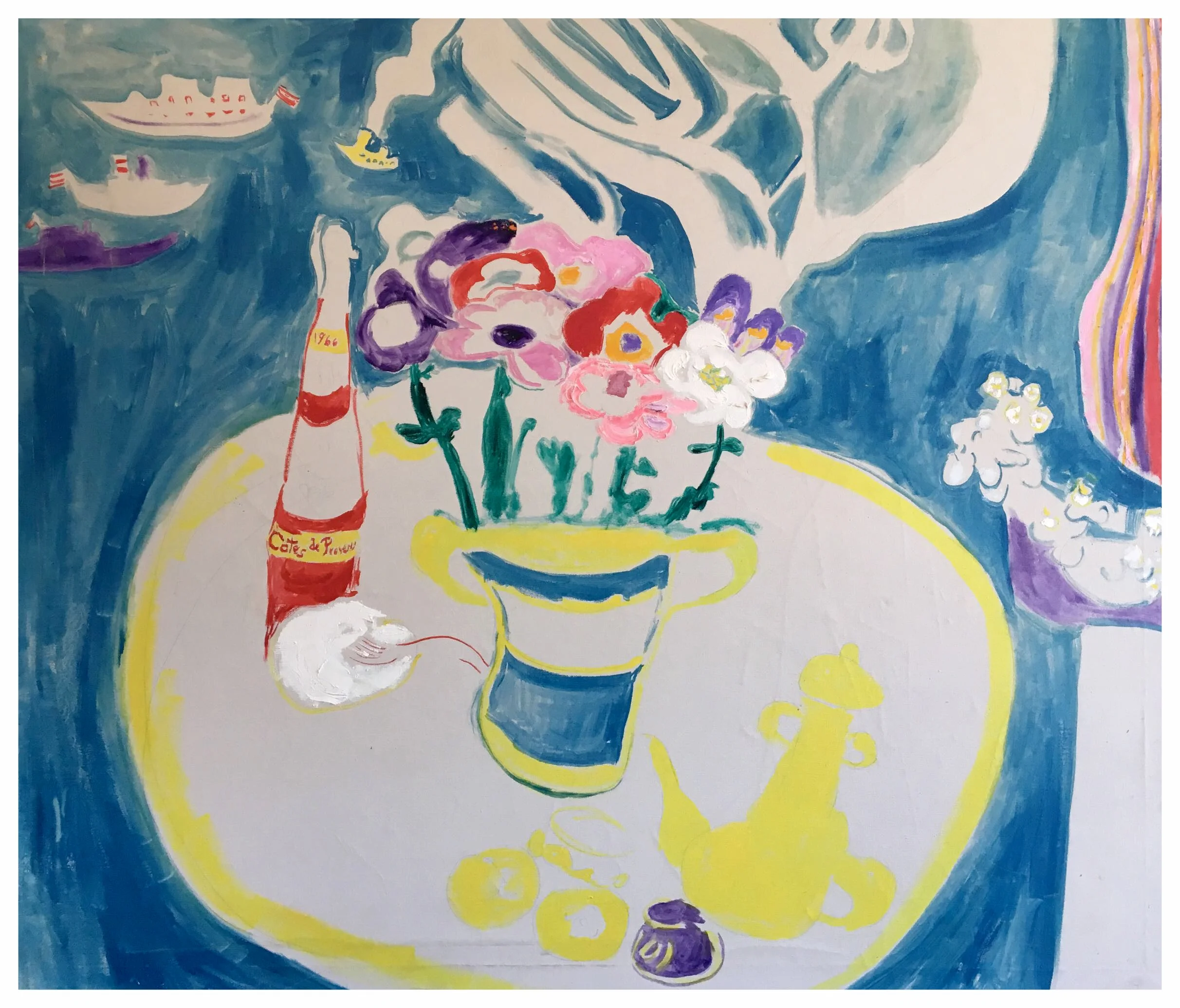 Early Painting, Oil on linen, 36 x 42 in.