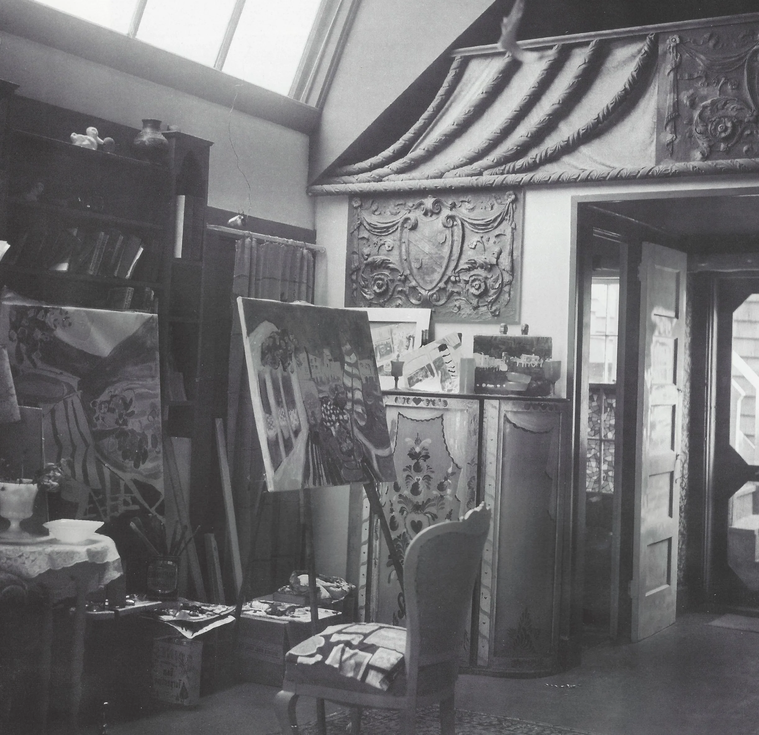 Bob Kane's studio in Provincetown, c. 1962