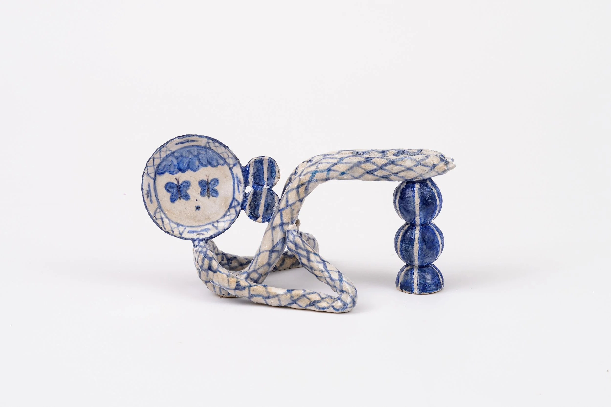   Reclining Dude with Balls , 2023 Photo by Gary Mamay courtesy of Strollgarden 