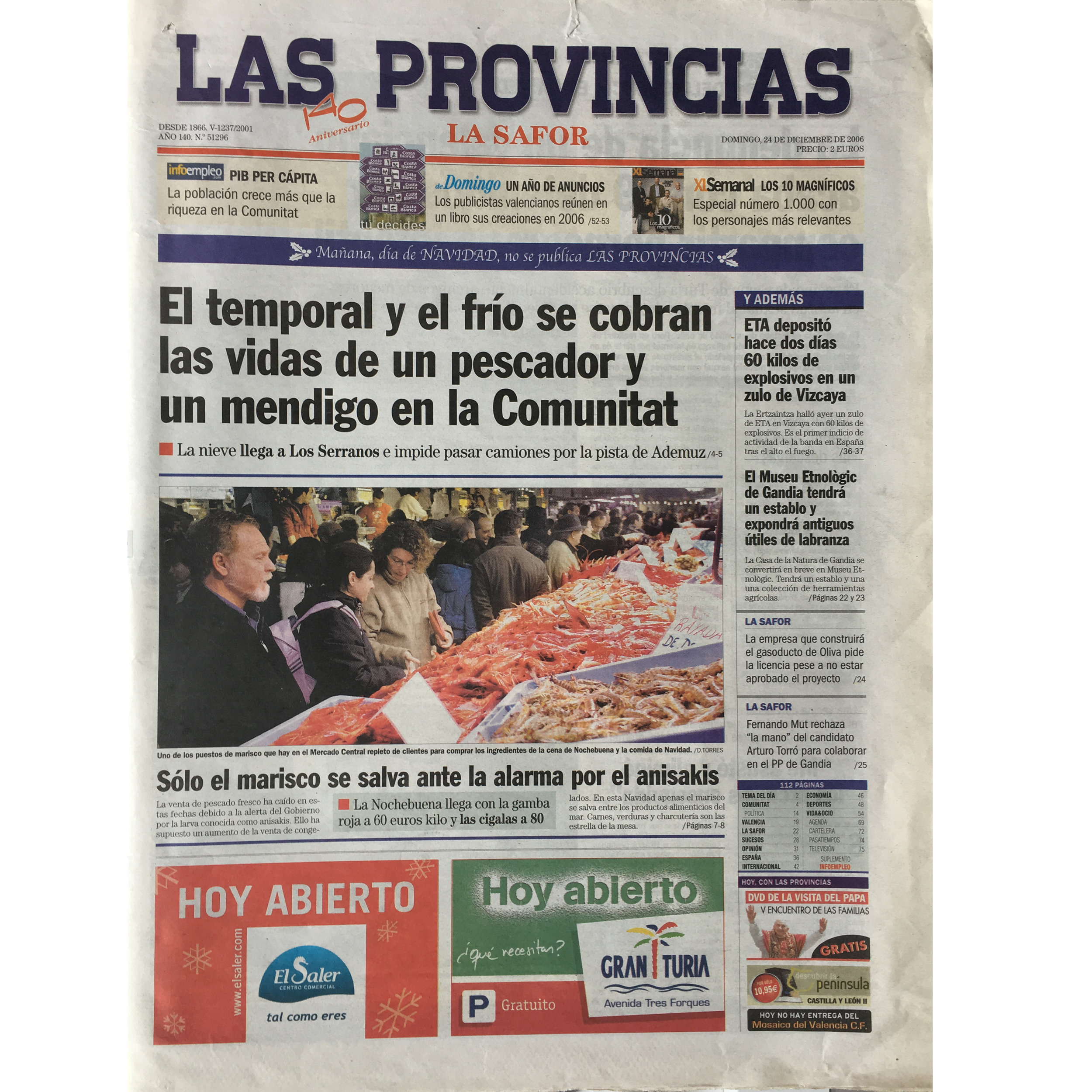 Las Provincias. 2006. (Printed publication)