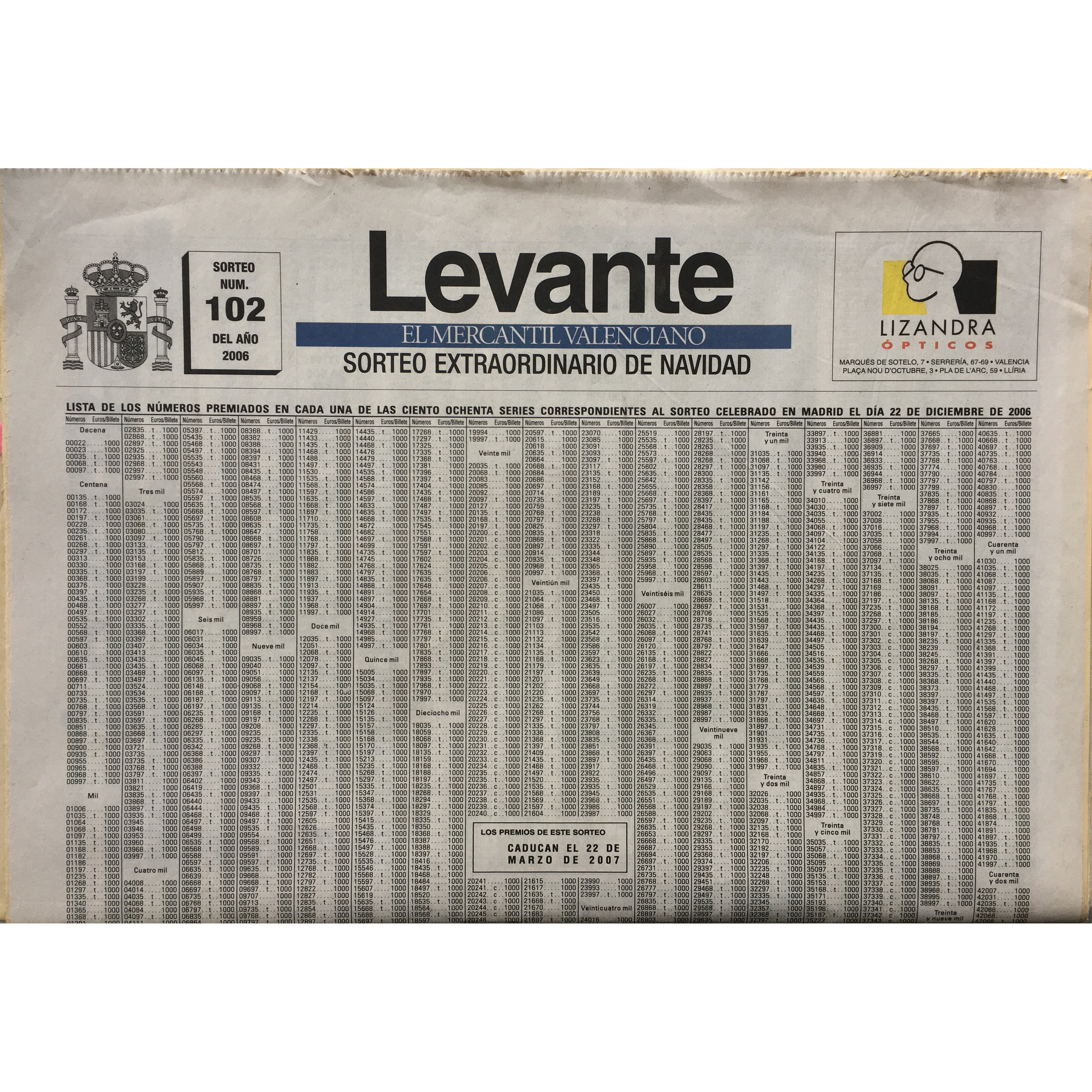 Levante. 2006 (Printed publication)