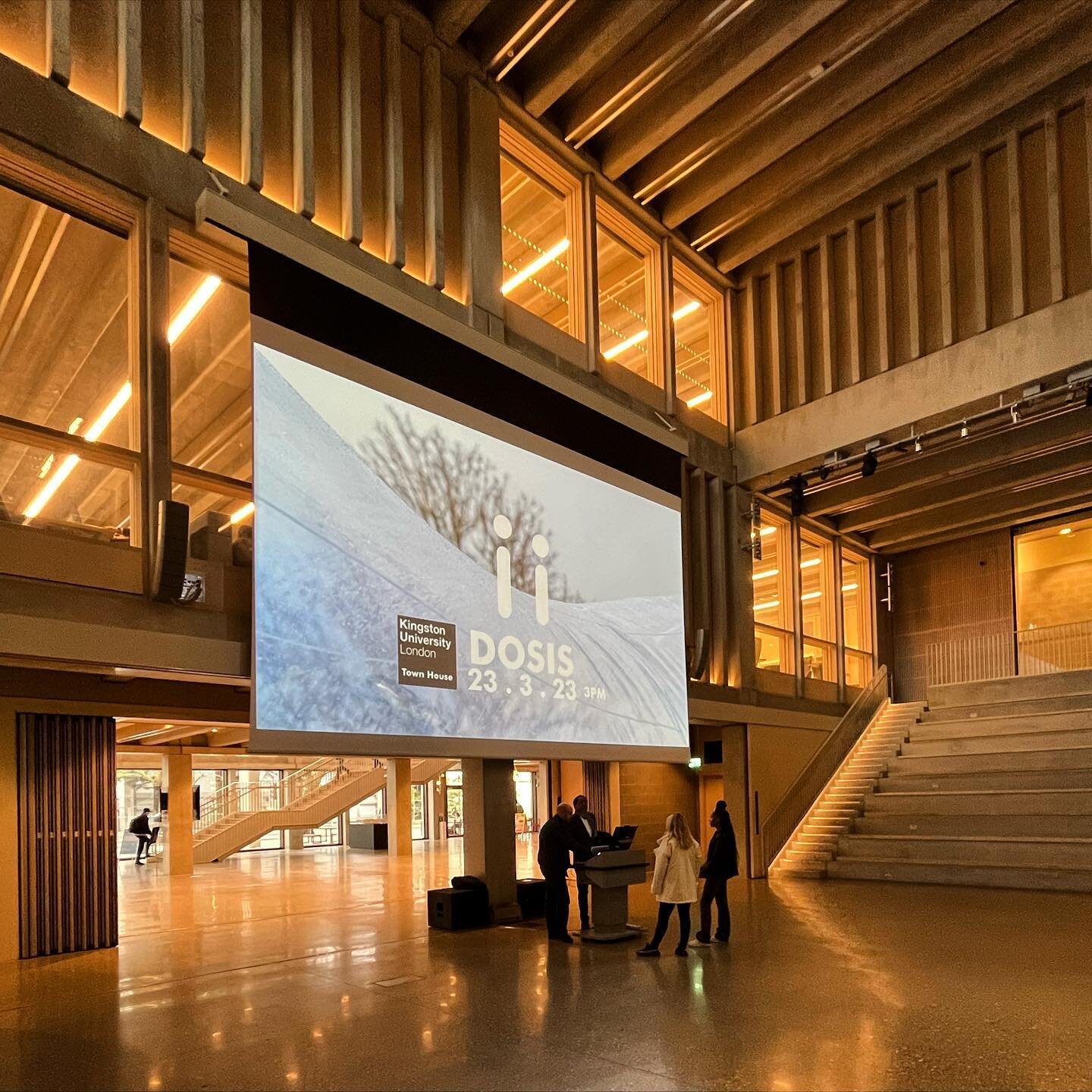 Thanks @kingstonuniversity for the wonderful organization and the warm welcome last Thursday. It was a fantastic afternoon. Really enjoyed the talk! Beautiful room in Town Hall building by @graftonarchitects 

(Photo by @ignacio.peydro taken some tim