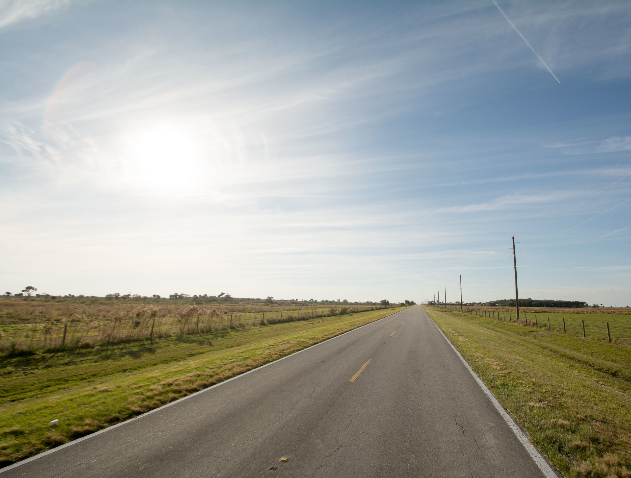  As development encroaches on rural land, it becomes harder to find two-lane roads surrounded by farm land in much of Florida.&nbsp; 