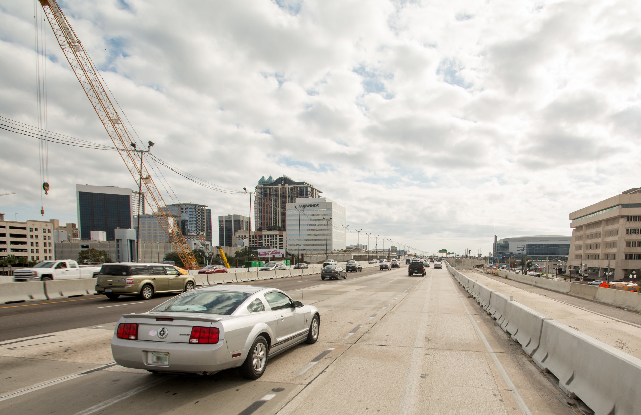  Interstate 4, recently named the most  deadly highway in the country ,&nbsp;intersects downtown Orlando.&nbsp;A  $2.3 billion  overhaul of 21 miles of the road is currently underway. By 2021, the region will have an even larger highway to its name. 