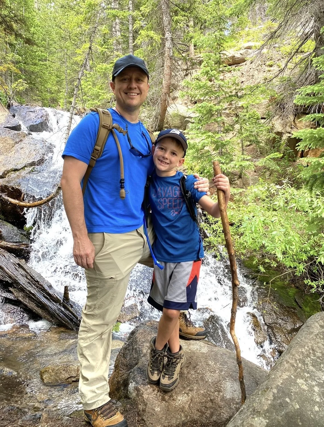 Hiking with my son