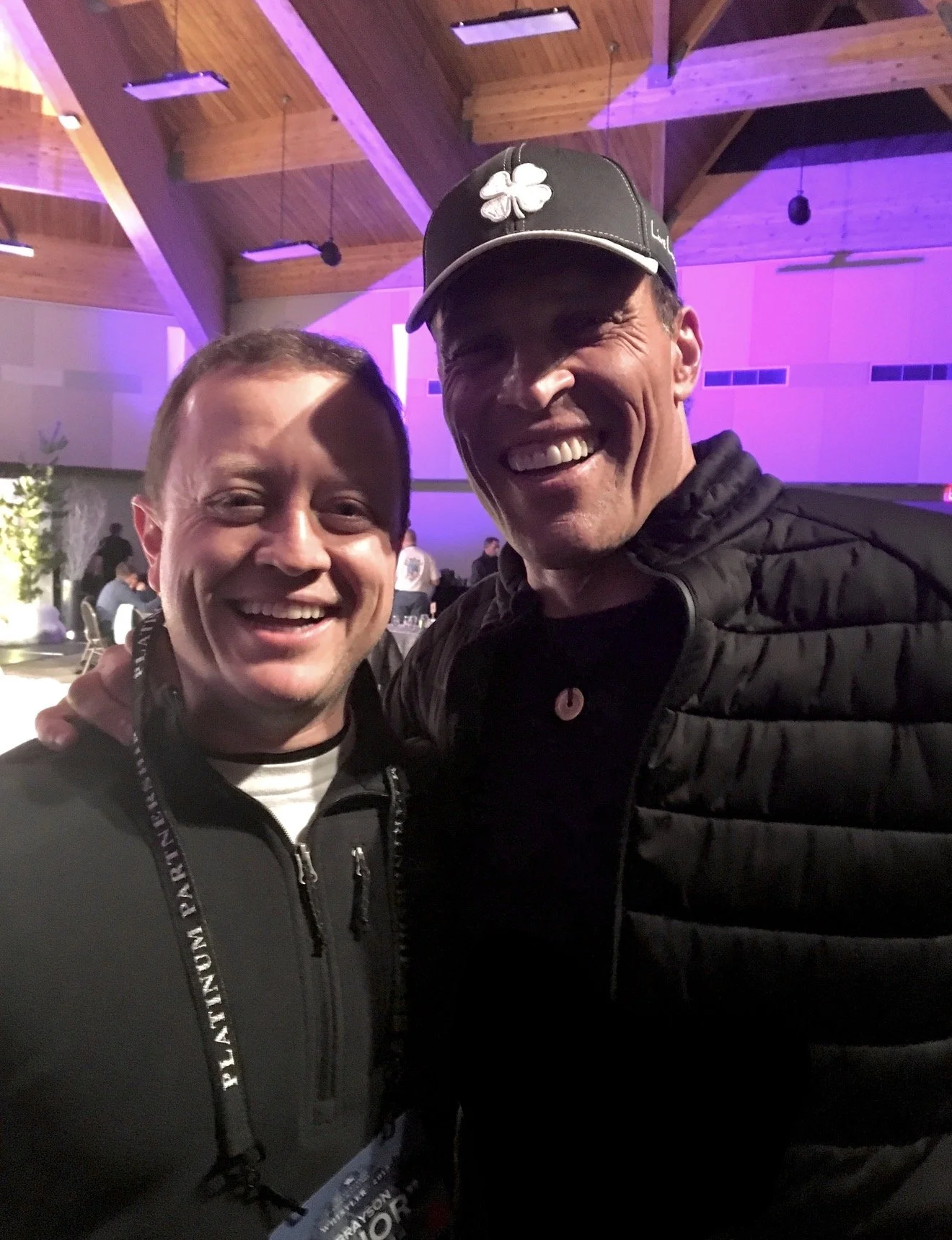 With Tony Robbins, Platinum Partnership