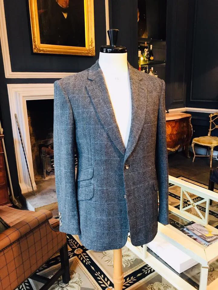 Grey Tweed Sports Jacket
