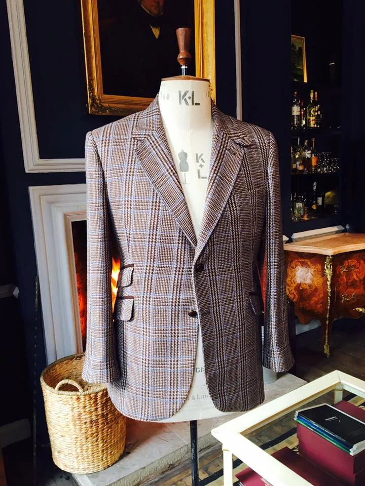 Glen Check Tweed Sports Jacket
