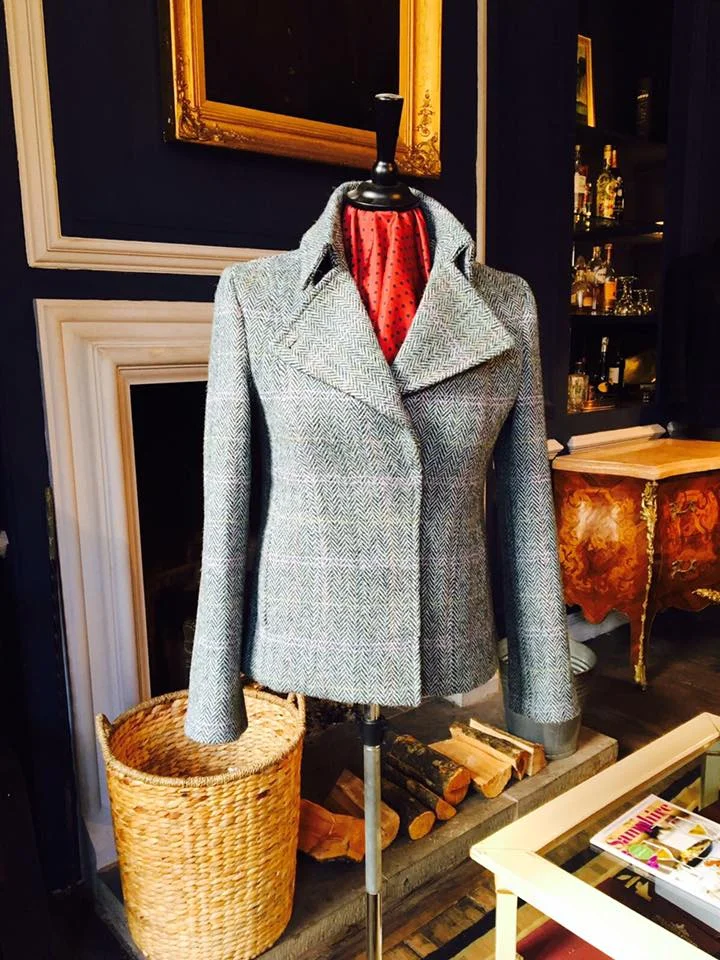Short Ladies Pea Overcoat