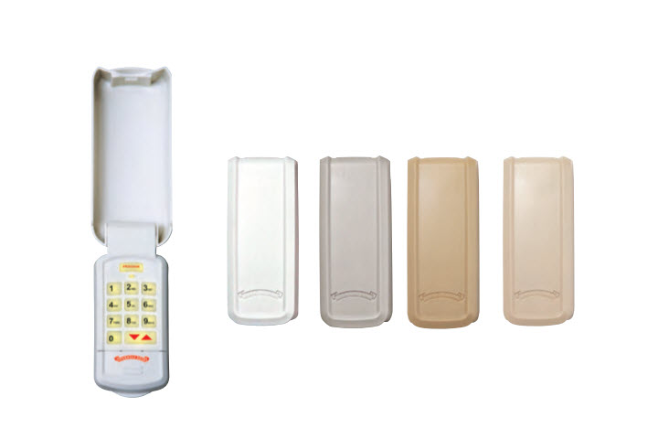 Wireless Keypad. Lighted keypad with flip cover and lets you control up to 3 garage door openers.