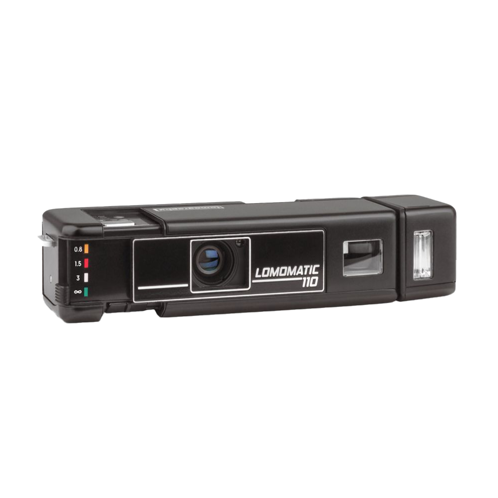 LOMO  Lomomatic 110 Camera & Flash metal nocturne