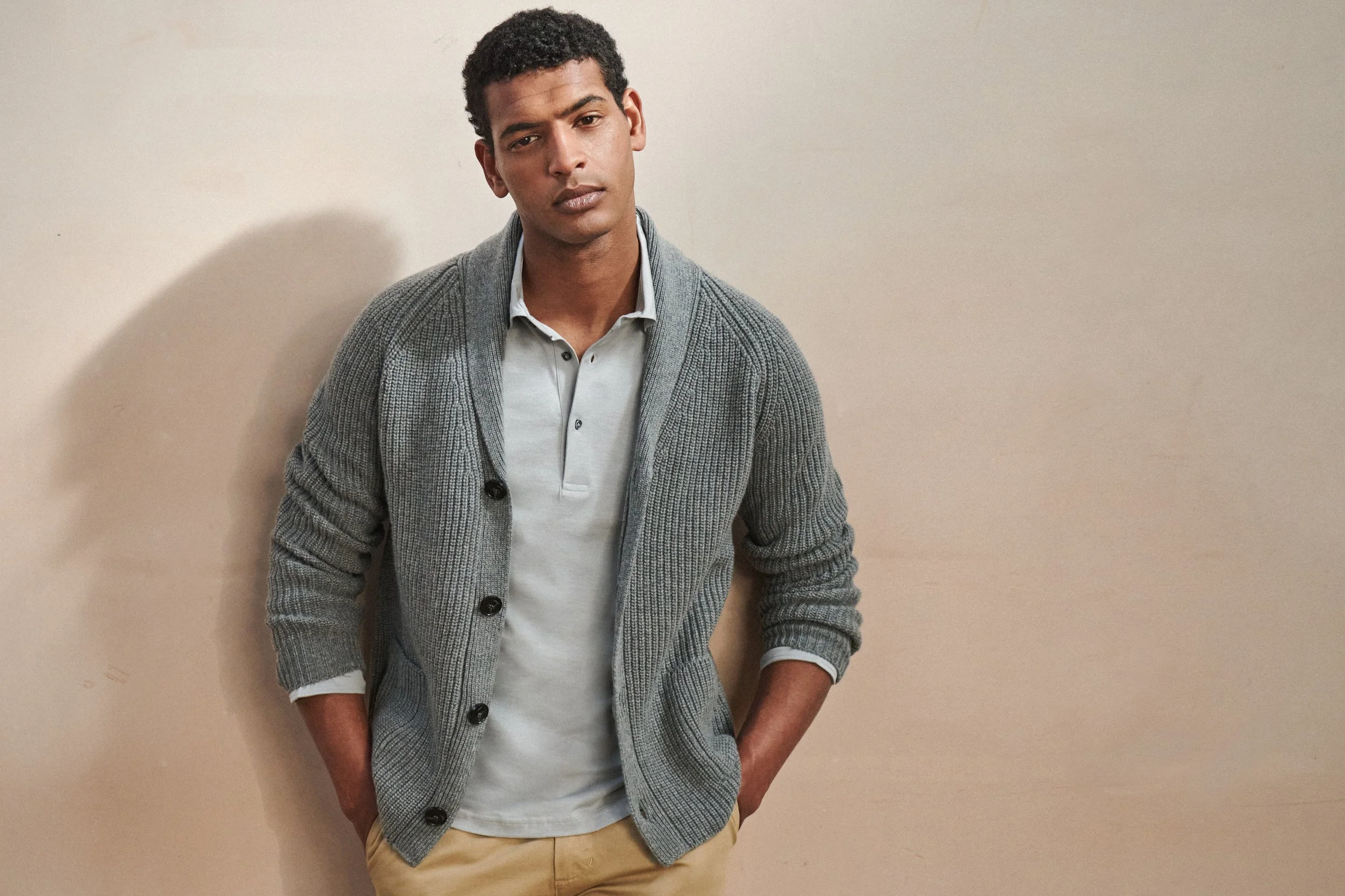 9.Chunky 4 Ply Cashmere Cardigan, Silk Cotton Polo Shirt_crop.jpg