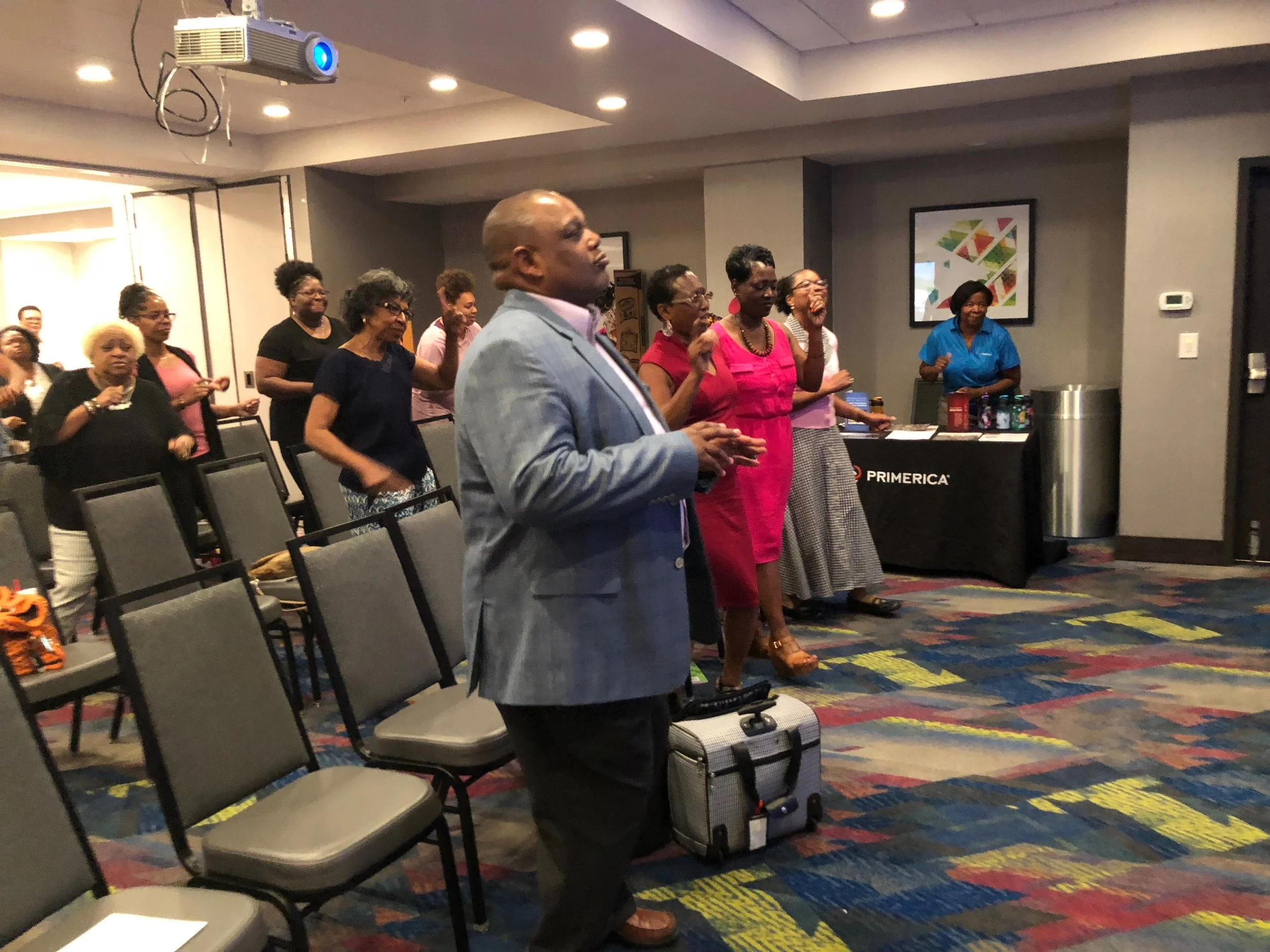 We had so much fun even hubby ot involved!!! It was a great event for both men and women! Self Care is for EVERYONE!!!