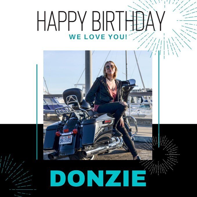 🤘🏽🖤HAPPY BIRTHAY🖤🤘🏽 to our Rock n Roll babe, @donzie_belden_hair ! We 🖤 you, Donz! Thank you for bringing your solid vibes, talent, passion and confidence to our Bauhaus fam! We&rsquo;re lucky to love ya! 

#happybirthday #HBD #birthdaybabe #t