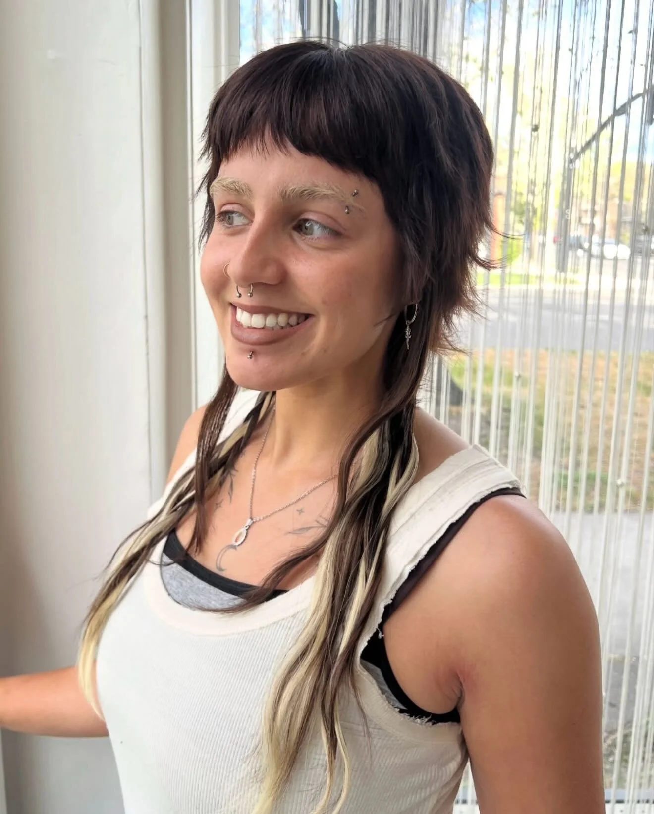 Rat Tails ✨
By Stylist @marinaraland 
Head to her bio to schedule! 

#slchair #slcstylist #slcbeauty #slcsalon #bauhaussalonslc