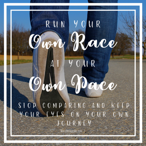 Run Your Own Race at Your Own Pace — Jessie Trebesch