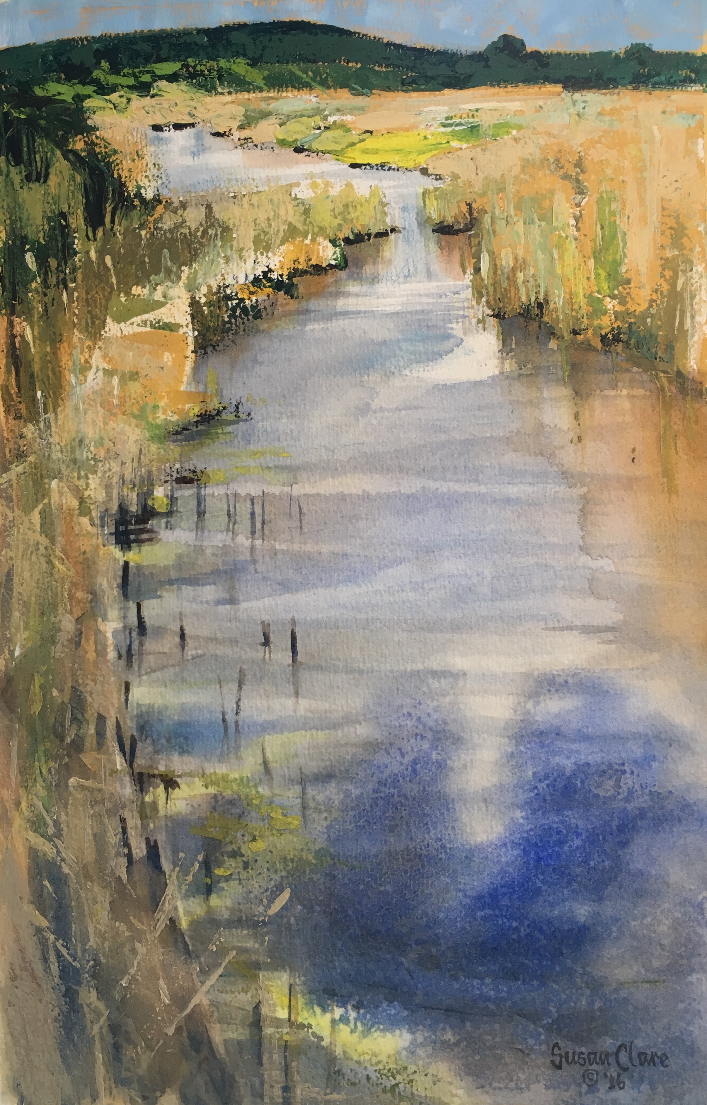 River in the Reeds II ©Susan Clare