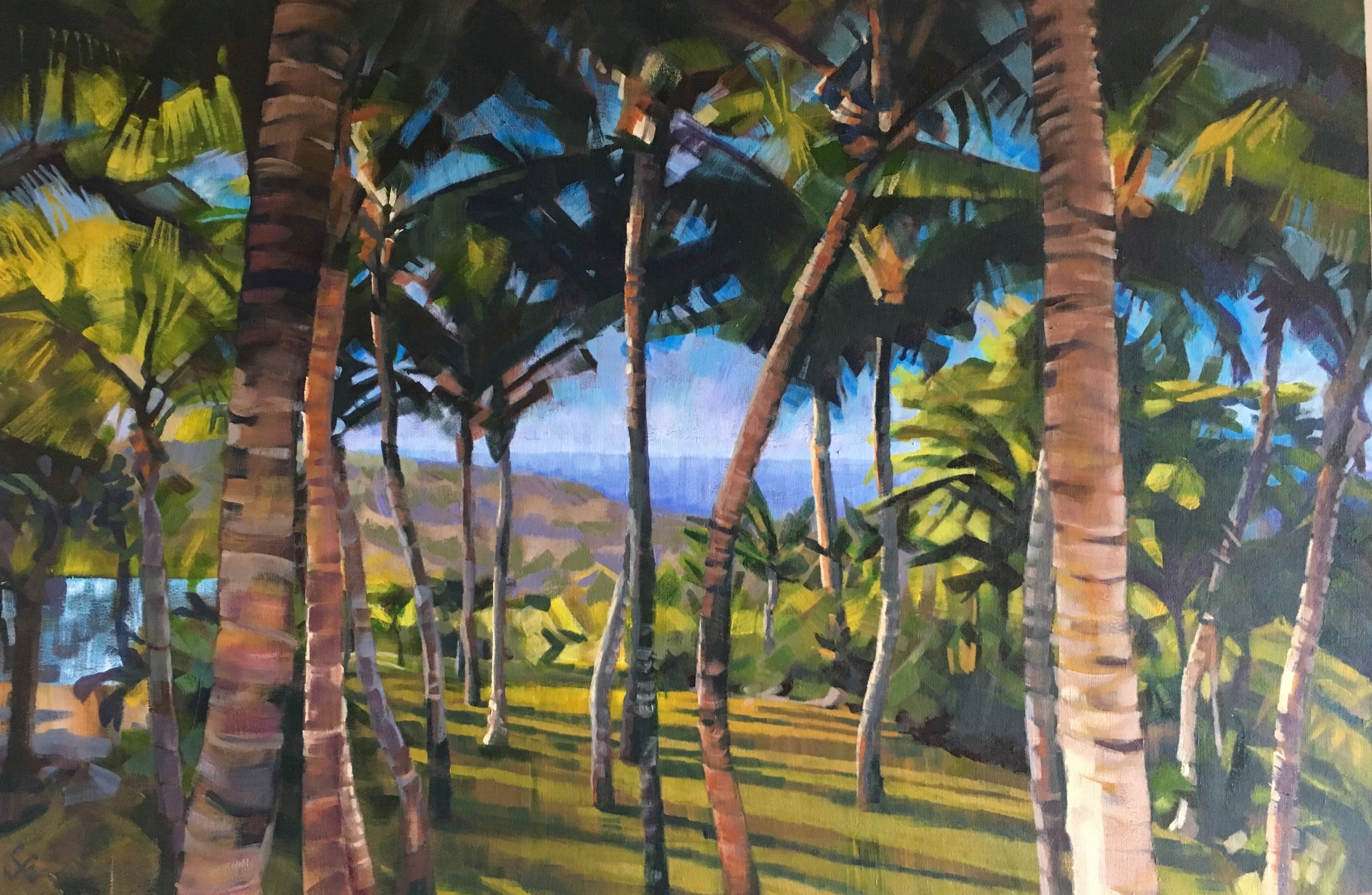 ‘Treehouse View’, by ©Susan Clare, in the collection of Sir Christopher Hohn.