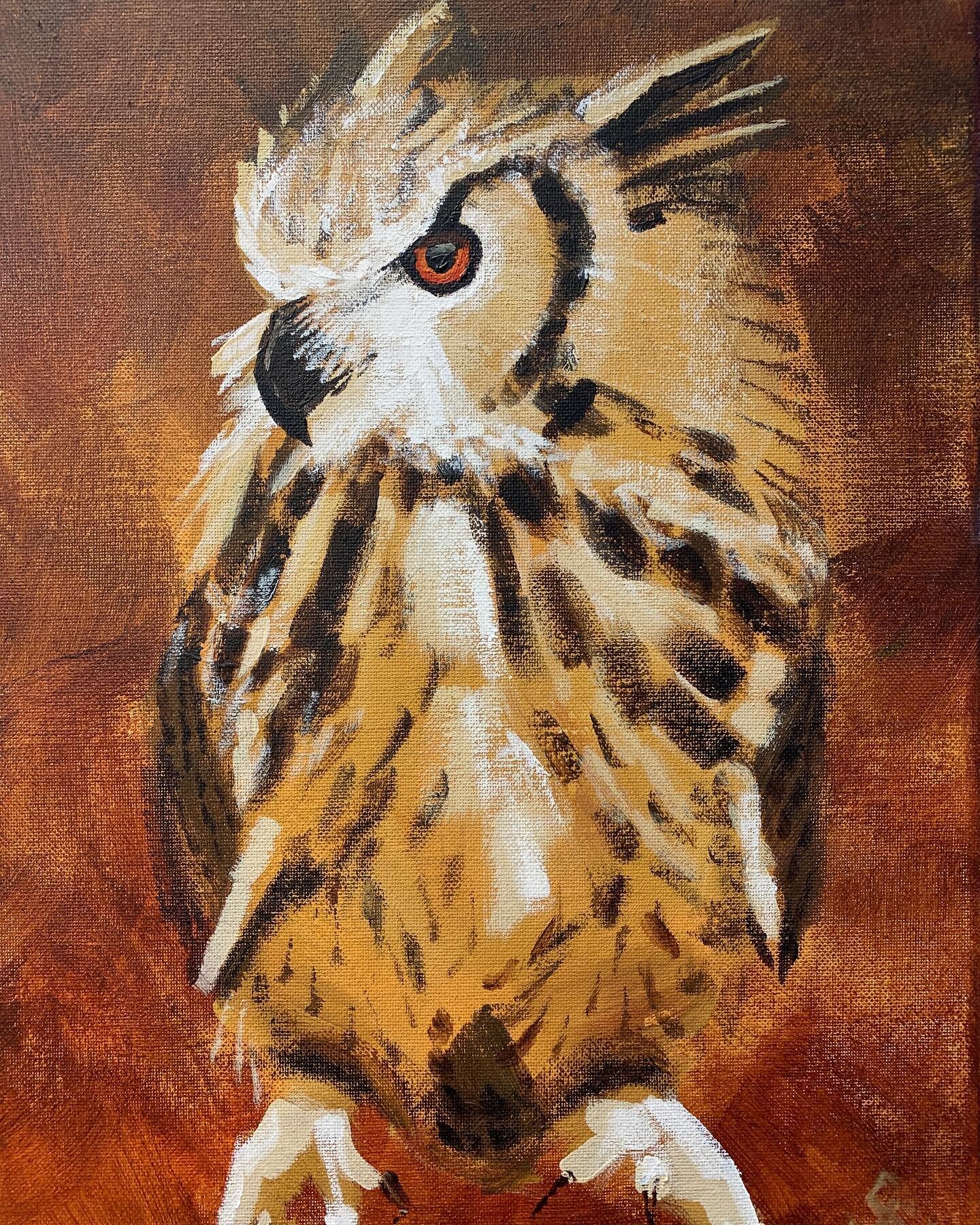 Somebody wise bought by owl paintings 😊.
🦉
I&rsquo;m delighted to know that my hare and owls have found their forever loving home with a collector in Essex.
🙏
There are still 3 days left to visit the High Roding Art Exhibition, benefitting the @ki